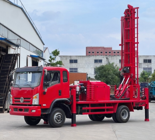truck-mounted well drilling rig
